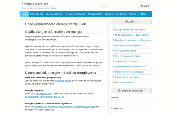 Site using Flying-pages plugin