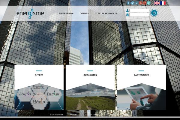 The Company theme site design template sample