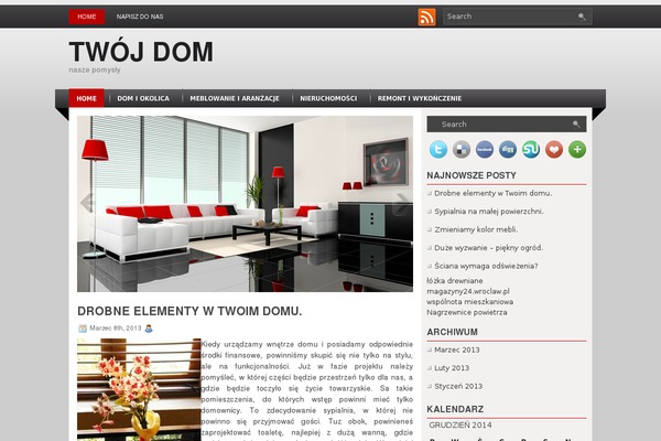 Indigo theme site design template sample