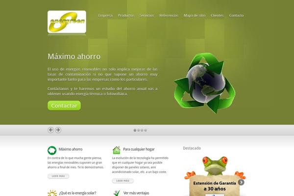 Inspire theme site design template sample