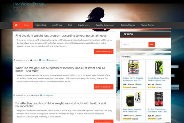 Magazine Style theme site design template sample