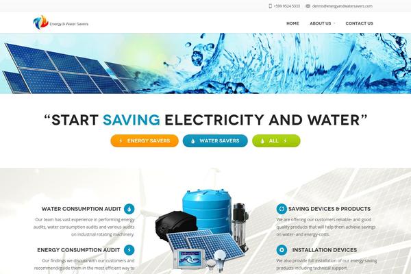 Savia theme site design template sample
