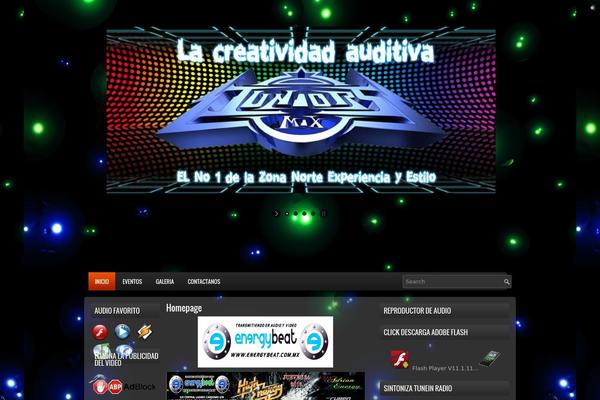 Radiance theme site design template sample