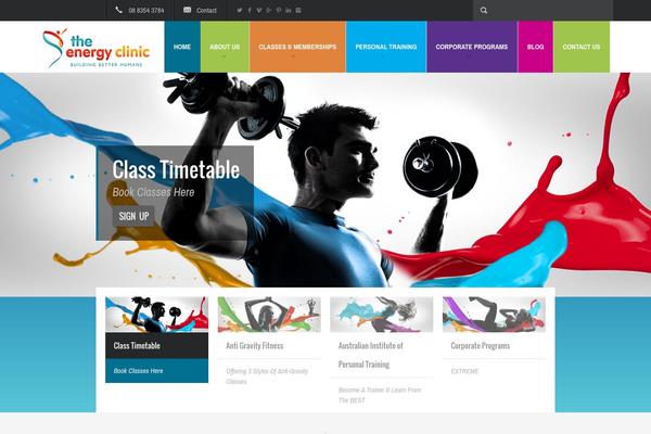 Fit Wp theme site design template sample