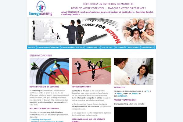 Coaching theme site design template sample