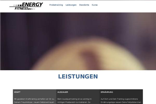 energyfitnessstudio.at site used Strong