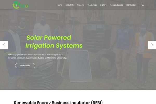 Nortech theme site design template sample
