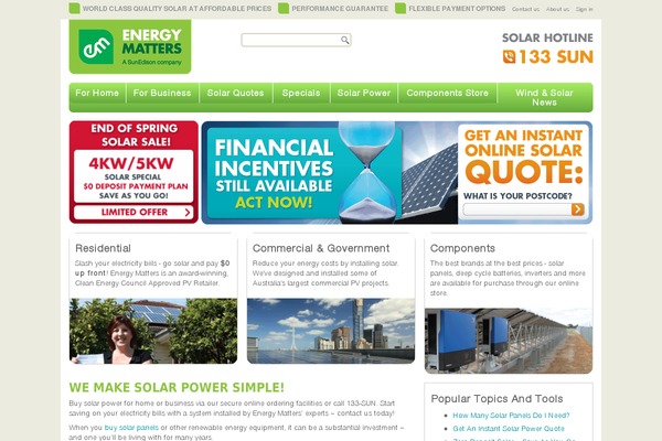 Wp anything slider website example screenshot