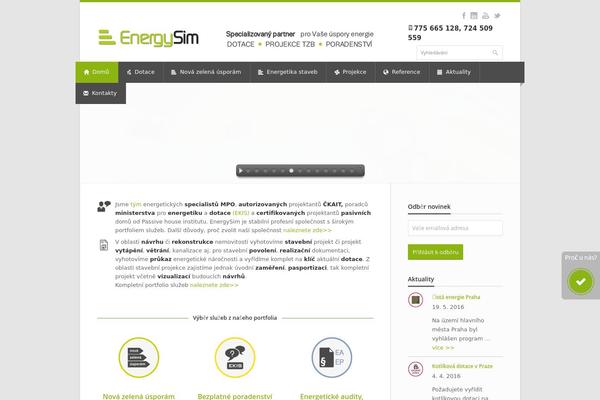 Site using TAB SLIDE plugin