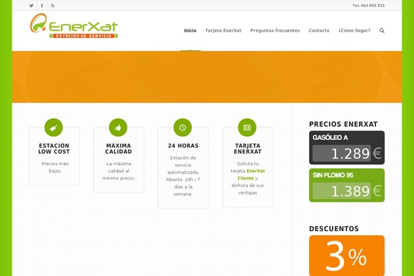 enerxat.com site used Enfold16