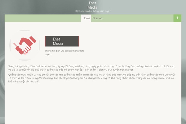 enet.vn site used Enettheme