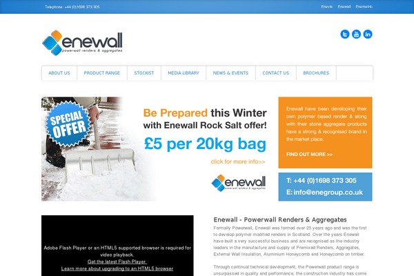 Poseidon theme site design template sample