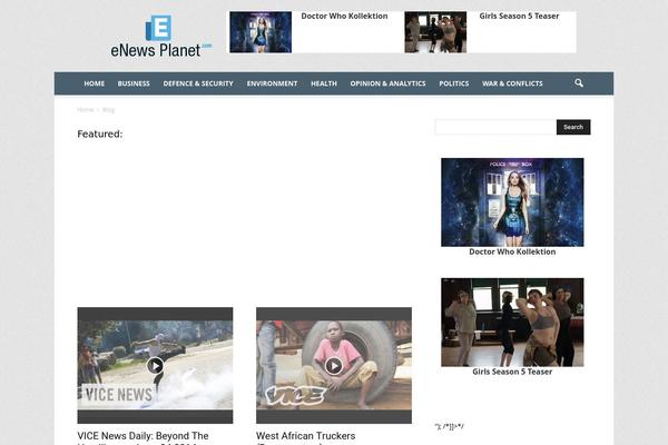 enewsplanet.com site used Newspaper