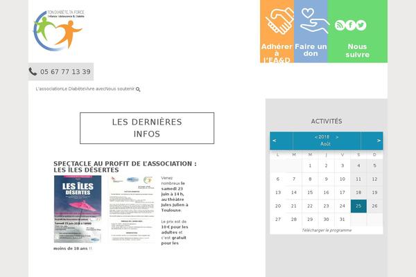 Site using Magic-text-widget plugin