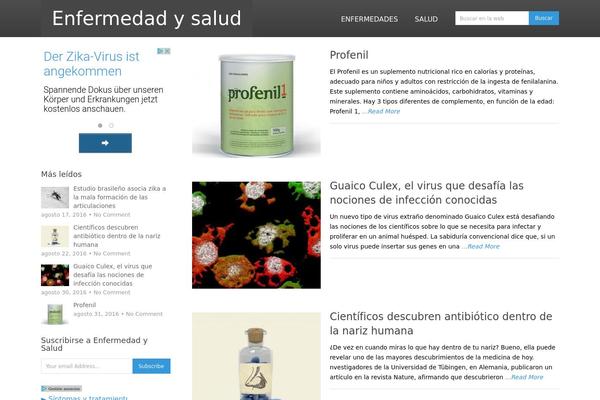 Spike theme site design template sample