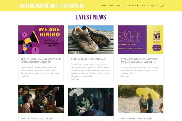 Site using Divi-100-article-card plugin