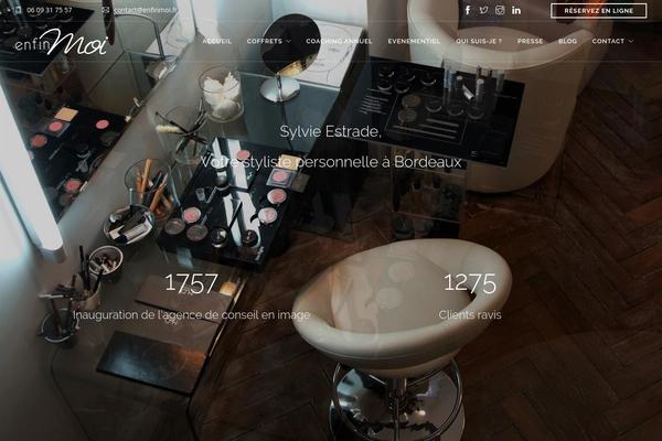 Extensio theme site design template sample