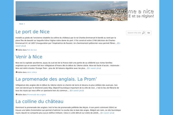 Museum Core theme site design template sample