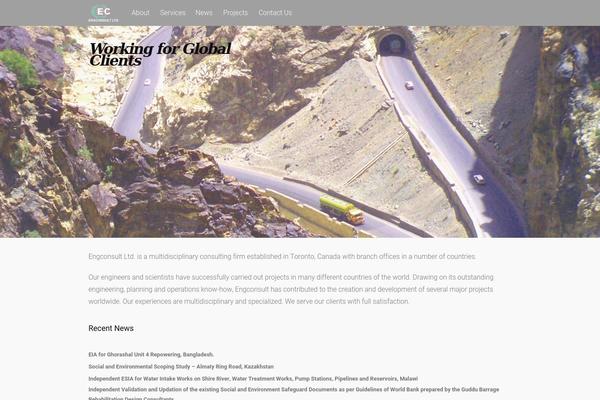 Tesseract theme site design template sample