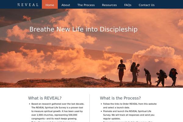 Engage theme site design template sample
