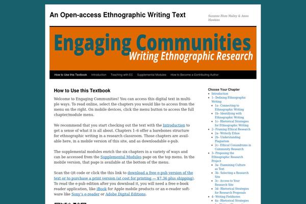 engagingcommunities.org site used Richardshepherd-twentytenfive-ed29e68