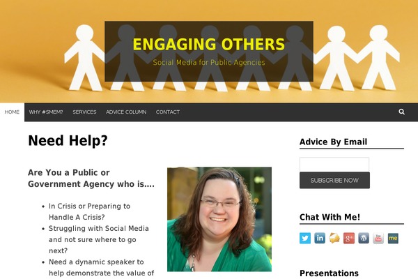 Site using Contact Me plugin