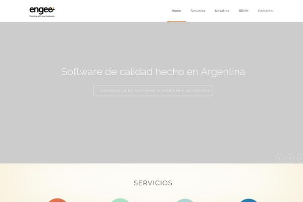 engee.com.ar site used Agile