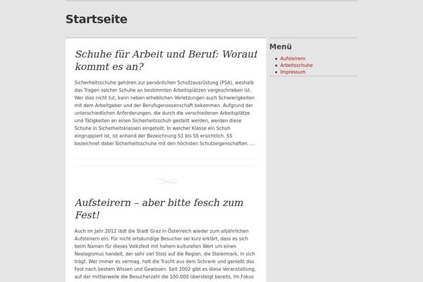 Comet theme site design template sample