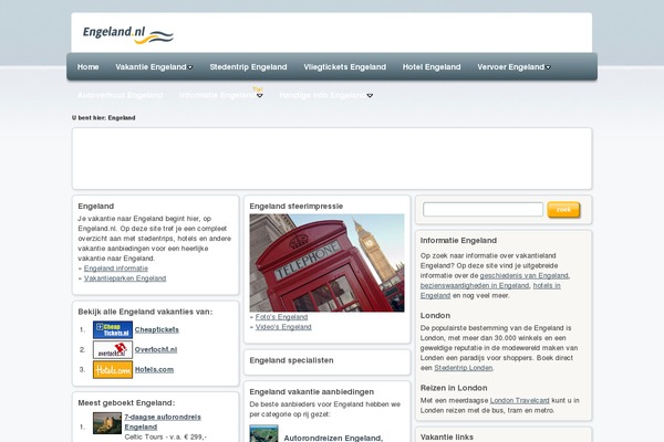 engeland.nl site used Blixem-leisure