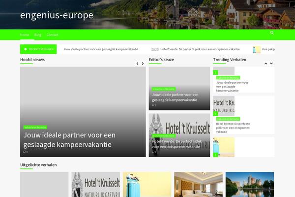 CoverNews theme site design template sample