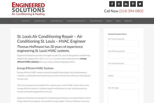 Hoffmann theme site design template sample