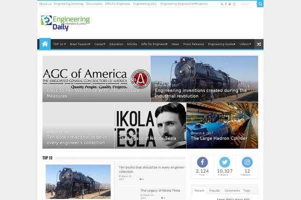Sahifa theme site design template sample