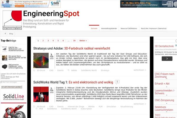 Customify theme site design template sample