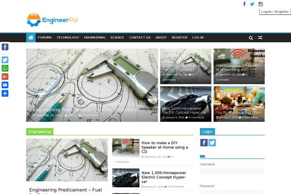 ColorMag theme site design template sample