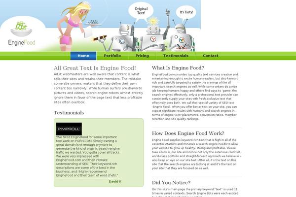 enginefood.com site used Terpon