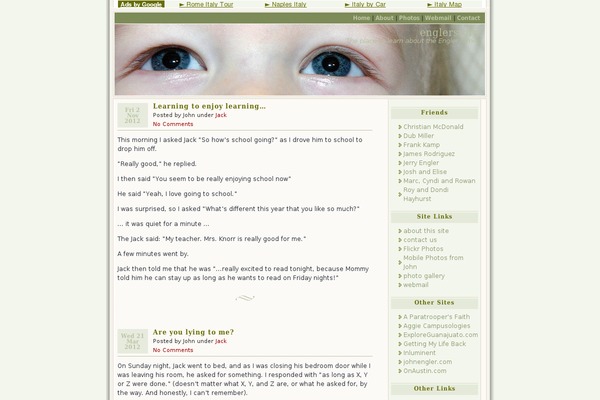 Connections theme site design template sample