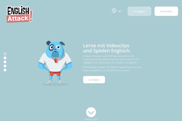 JustLanded theme site design template sample