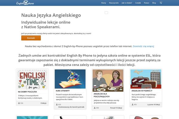 english-by-phone.pl site used Academy