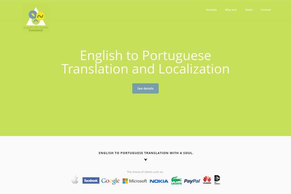 Sensible WP theme site design template sample