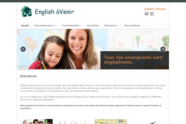 englishavenir.com site used Modernize
