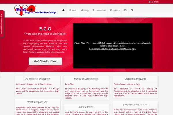 Site using Collapsible Widget Area plugin