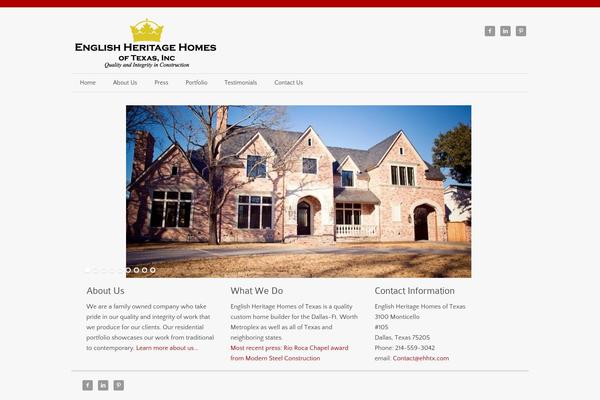 englishheritagehomesoftexas.com site used Quattro Child Theme