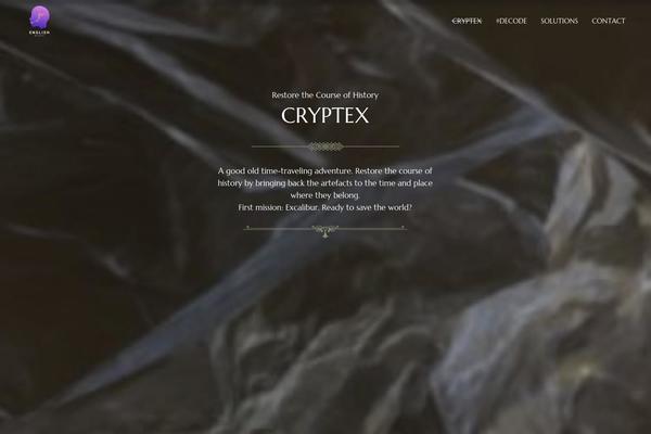 Eldritch theme site design template sample