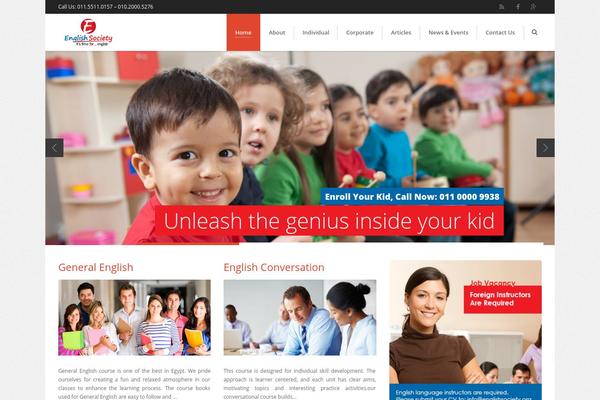 Sympathique theme site design template sample