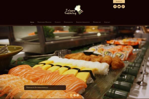 Dine & Drink theme site design template sample