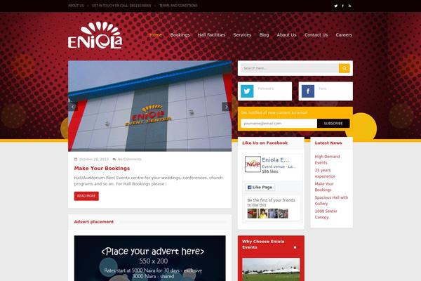 Buzz theme site design template sample