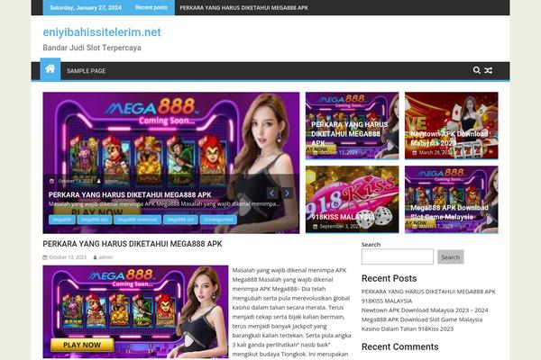 SuperMag theme site design template sample