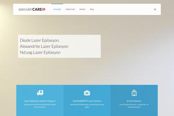 Specular theme site design template sample