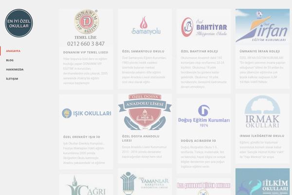 Jupiter theme site design template sample