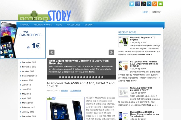 enjambre.biz site used Wptech